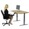 Uncaged Ergonomics RiseUpElectricStandingDesk60X30"BambooDesktopSitStandOffice, RU2gb RU2GB - alternate 4